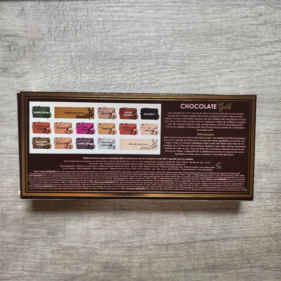 Too Faced Chocolate Gold Bar Ultra Rare Eyeshadow Palette BNWT. - Picture 7 of 9